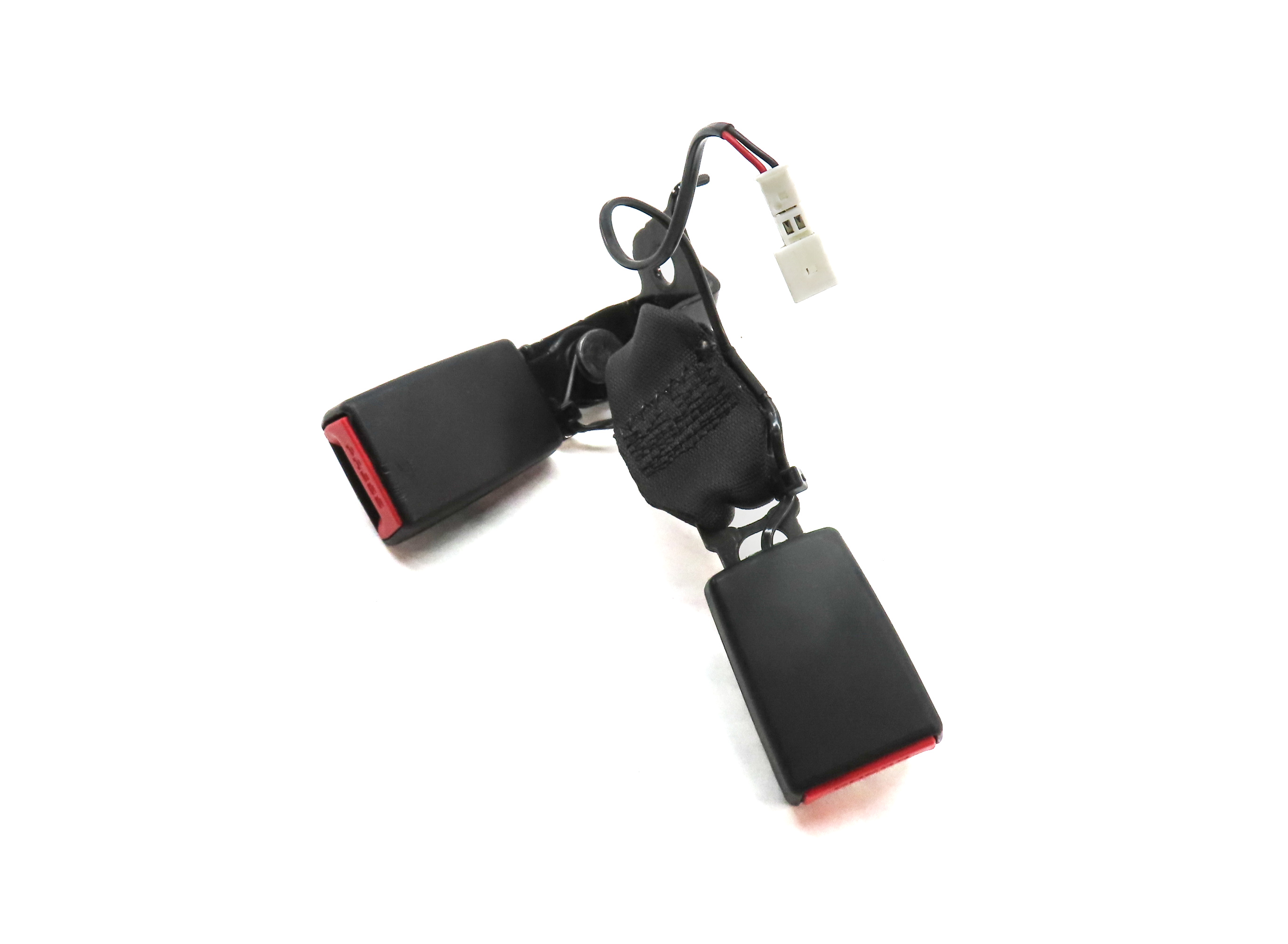 2020 BMW X3 (G01) REAR SEAT RIGHT & CENTER SEATBELT BUCKLE RECEIVER (BLACK) — exact item pictured